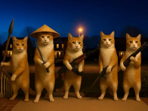 Cat with a Gun Clicker Evolution